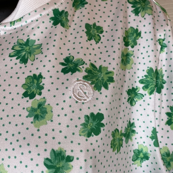 Club and Court Set  Libby Dress Signature Floral / Course  Jacket Zip-up XS - Picture 9 of 10